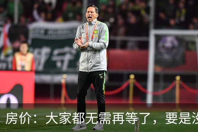 房价：大家都无需再等了，要是没出意外，房价或将重演历史